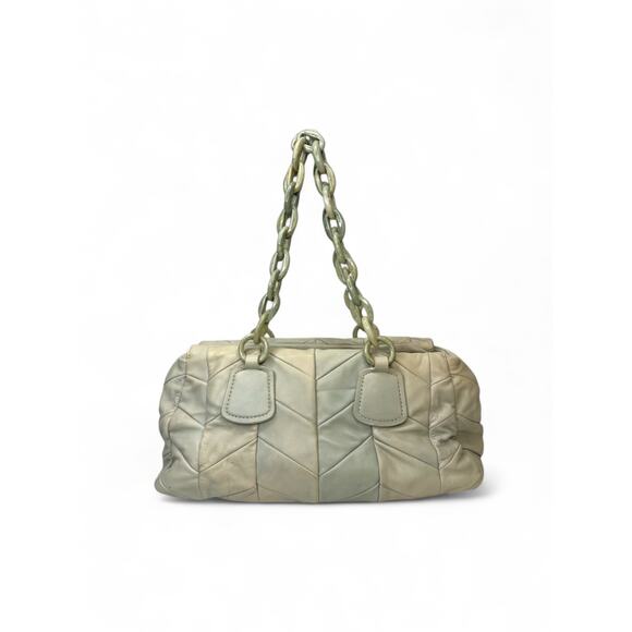 Miu Miu Chevron Quilted Leather Chain Shoulder Bag - Picture 6 of 11